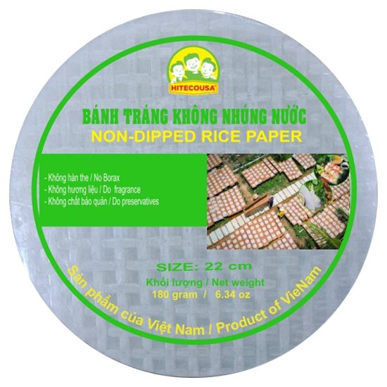 Bánh tráng không nhúng nước 180gr - RP_NW-701-180